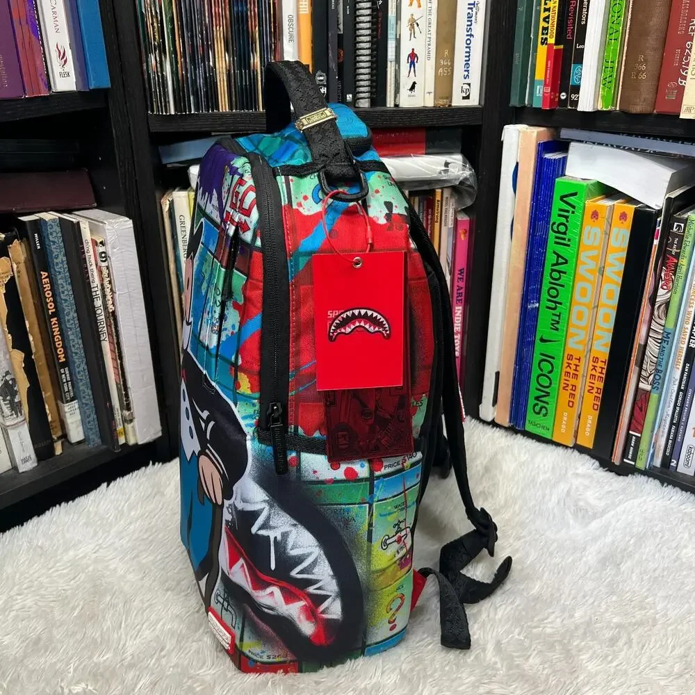 SPRAYGROUND BACKPACK MONOPOLY MONEY MOVES BACKPACK